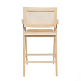 Pierre Jeanneret Style Bar Stool Natural