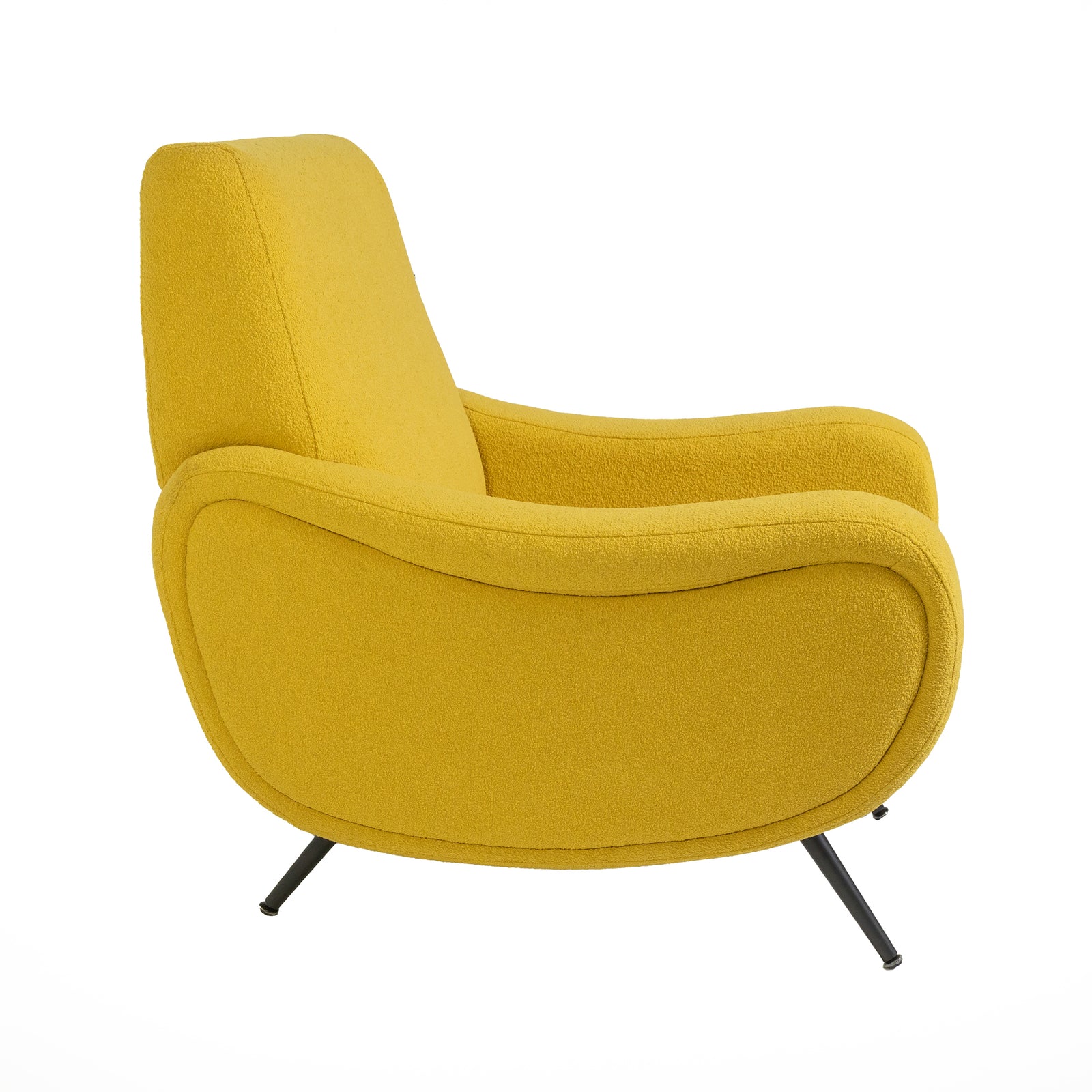Lady Armchair Yellow Boucle