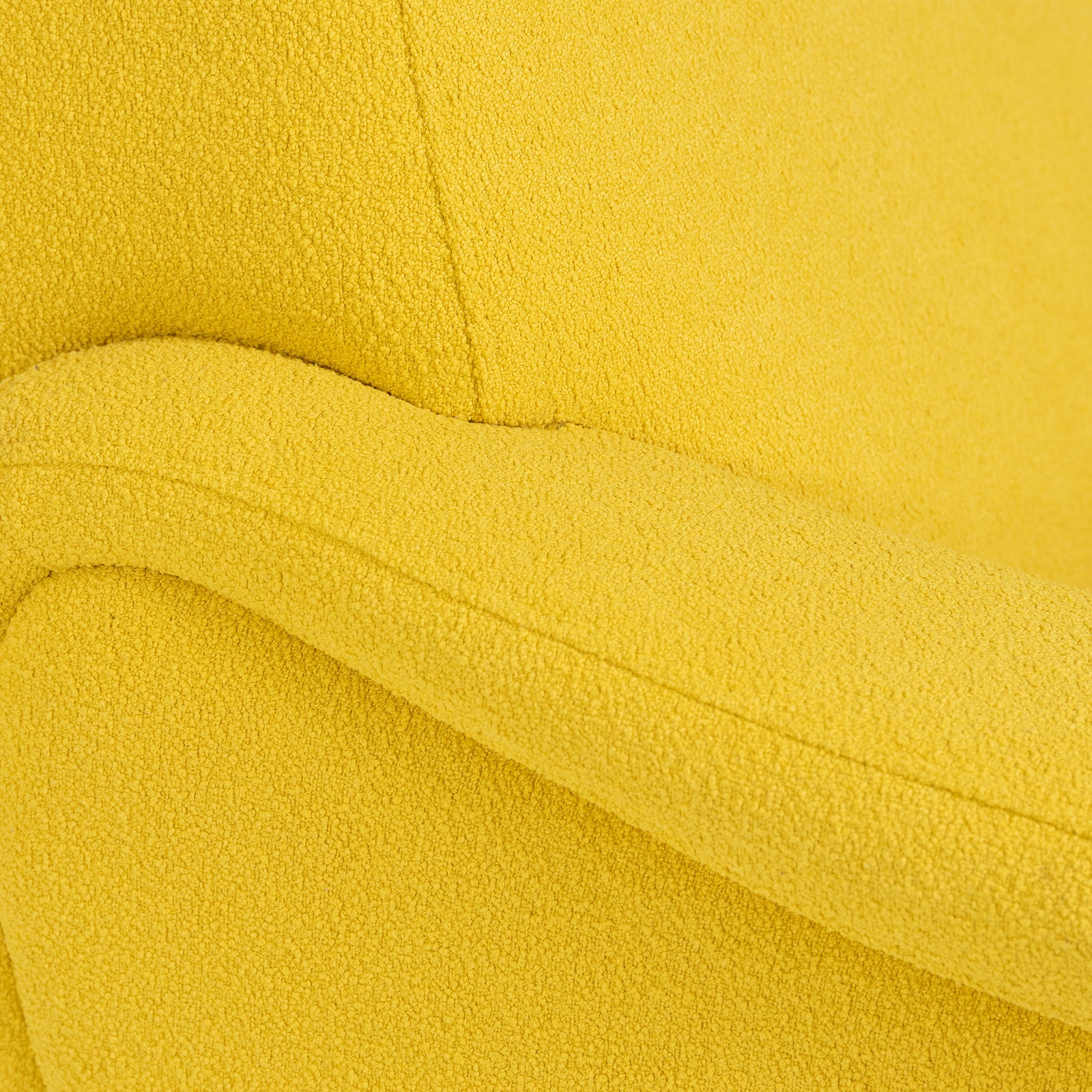 Lady Armchair Yellow Boucle