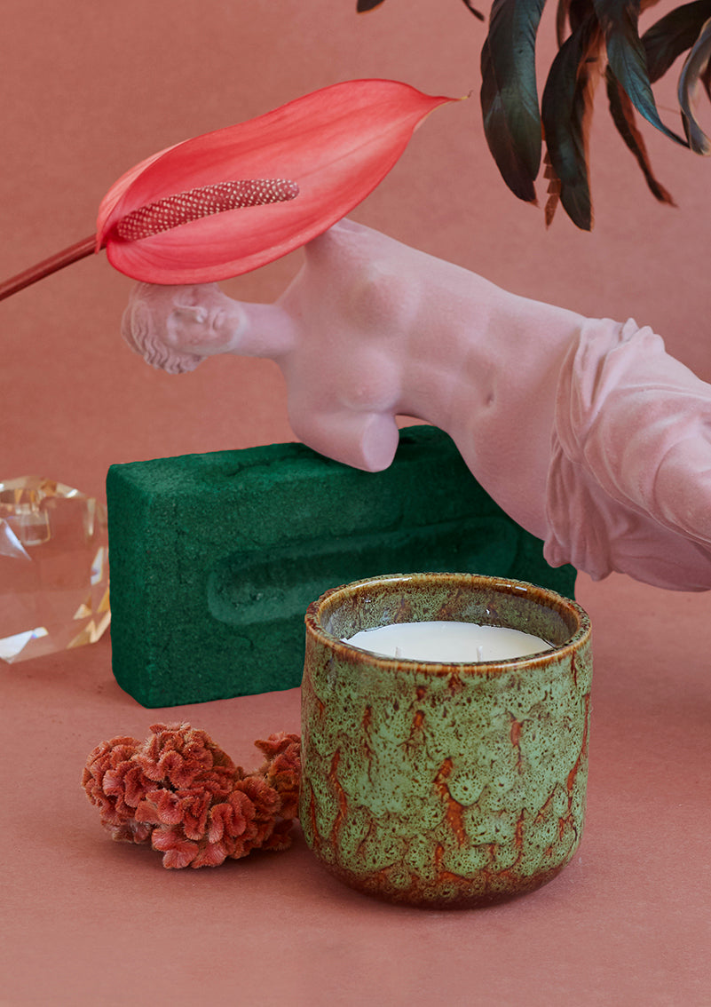 HKliving Ceramic Scented Candle Floral Boudoir