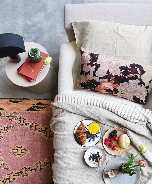 HKliving Printed Cushion Kyoto, 35x60cm