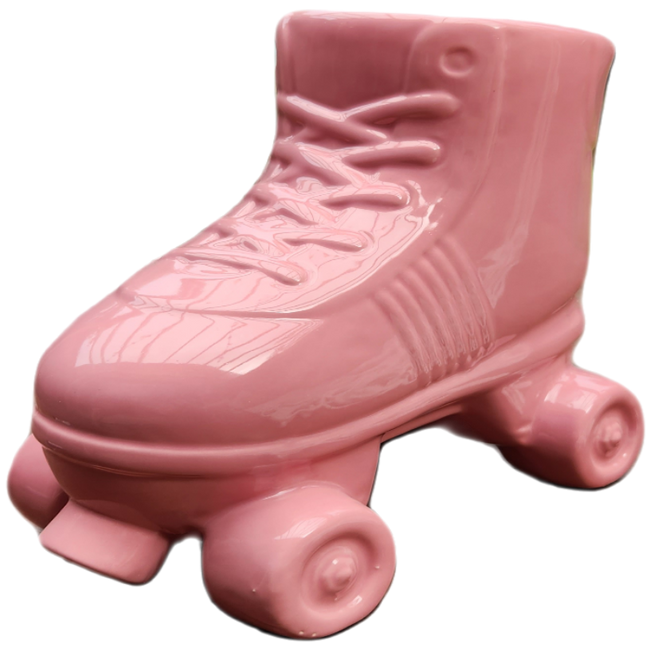 Planter Rollerskate Pink