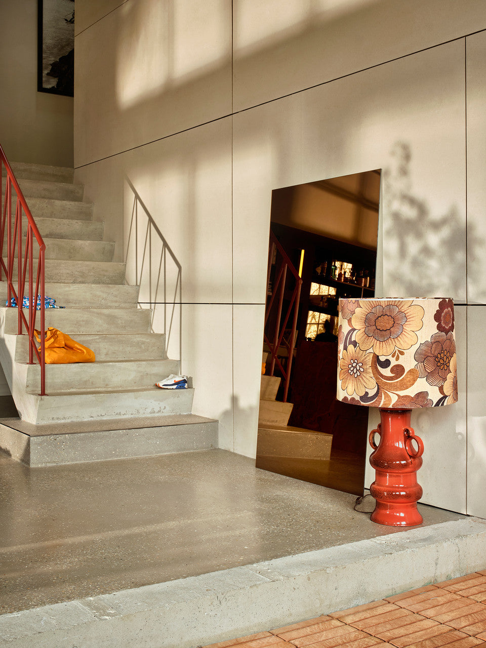 HKliving Floor Mirror Smokey Brown
