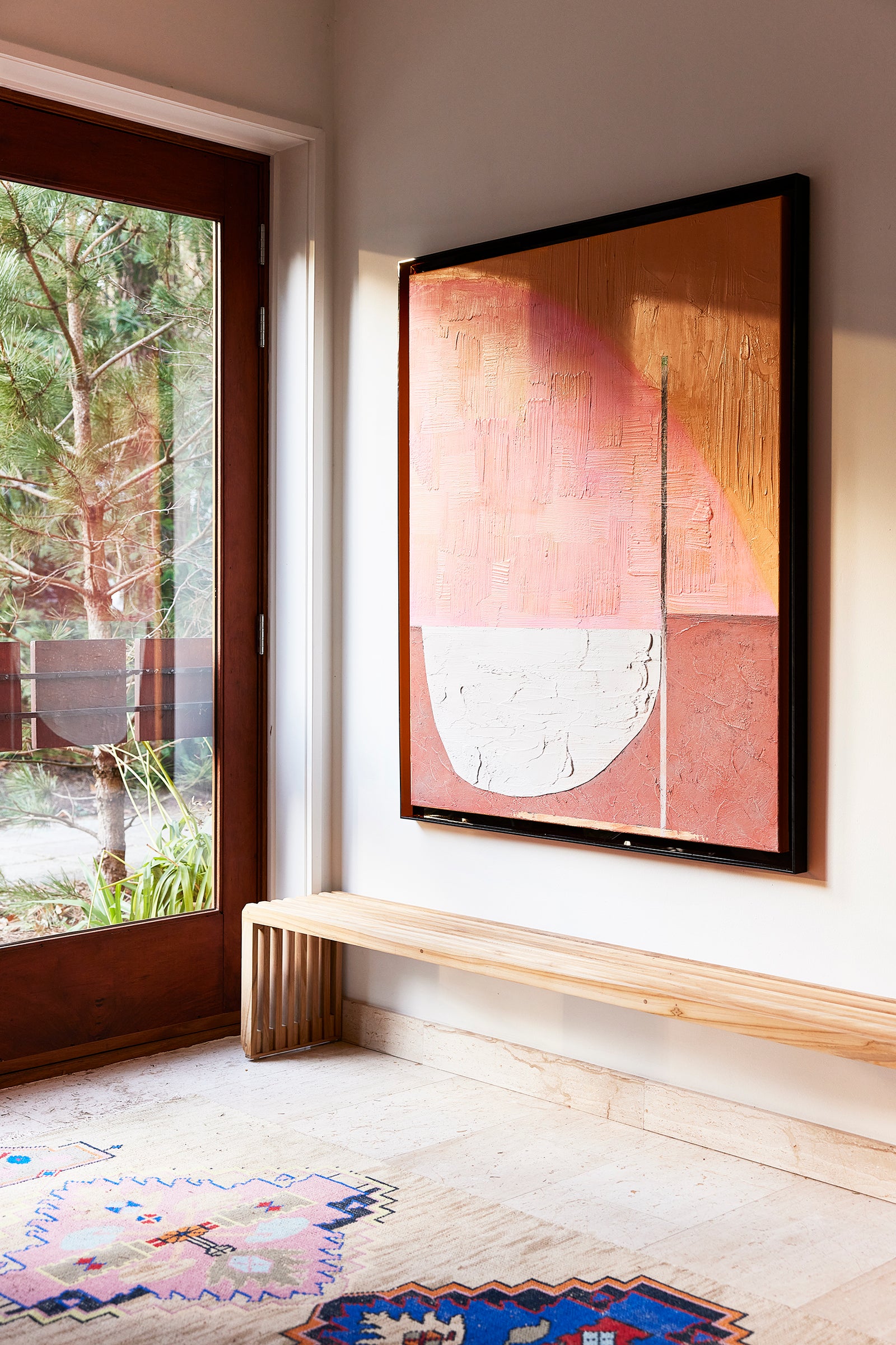 HKliving Framed Artwork Roseate Hues, 107x127cm