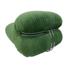 Soriana Style Lounge Chair Suede Green