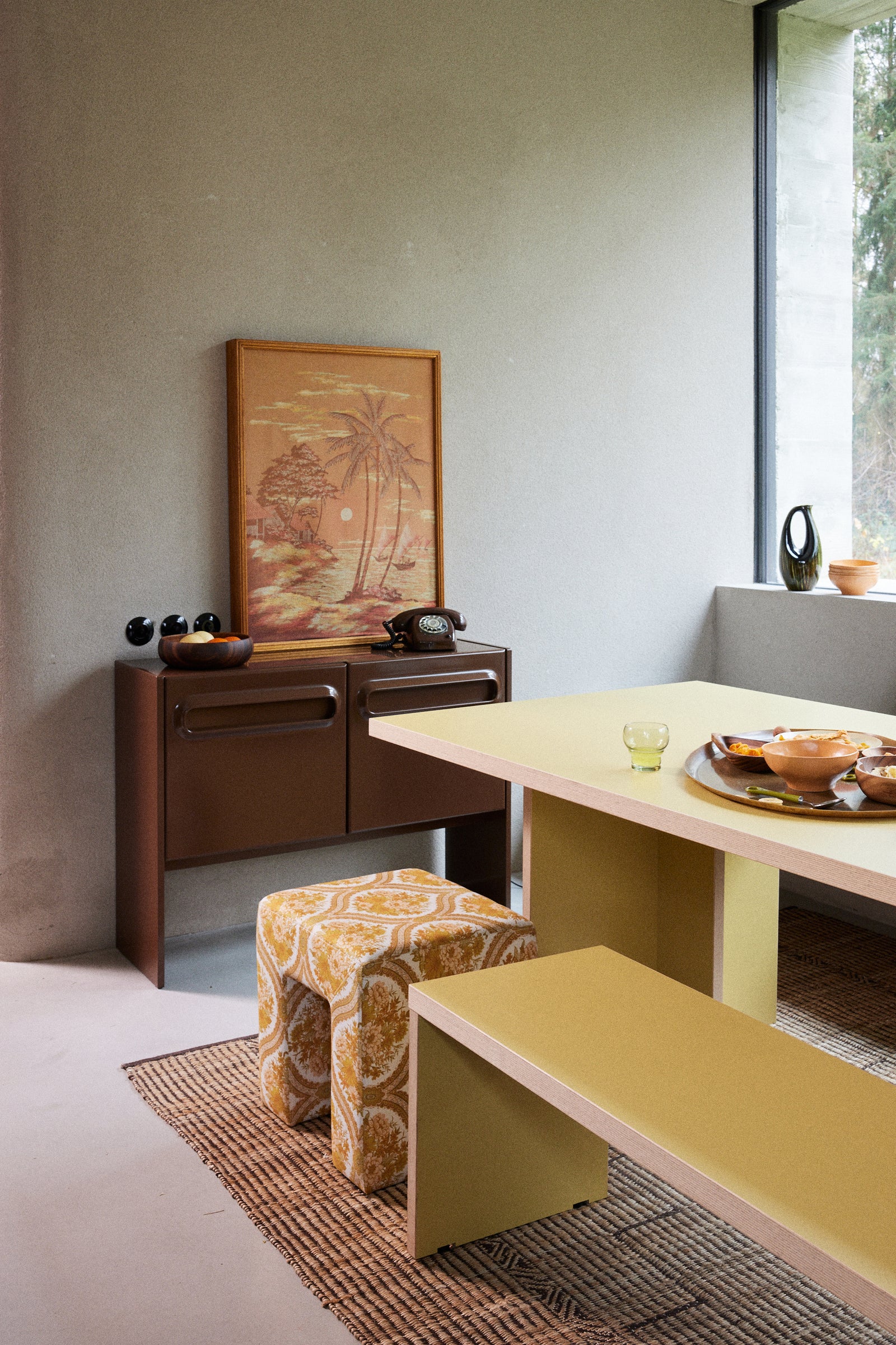 HKliving Lobby Stool Chalet