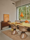 HKliving Dangle Pendant Lamp Orange