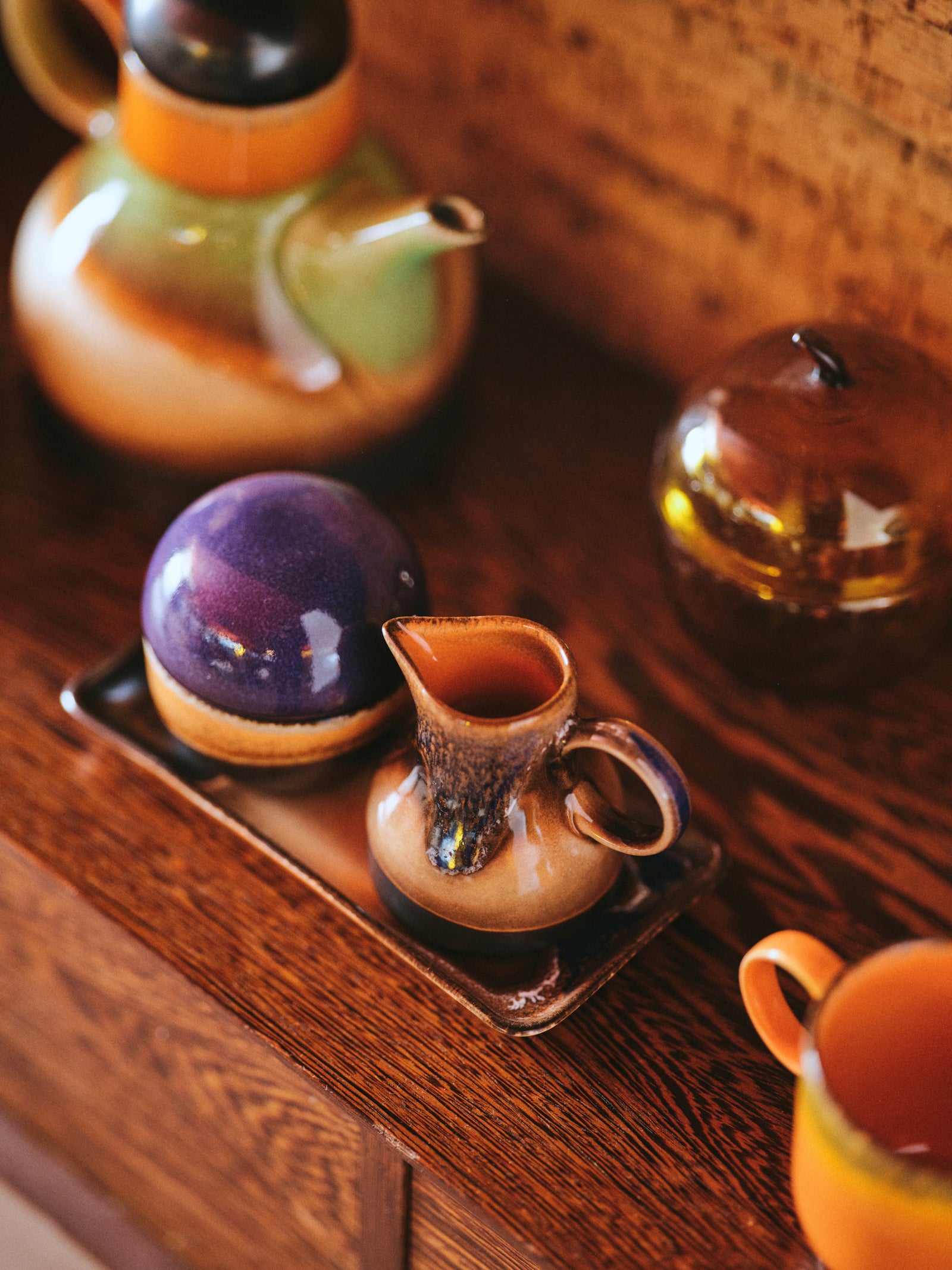 HKliving 70s Ceramics: Small Trays Twenty Four Hours, Set Of 2