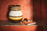 HKliving Grand Floor Vase Vanilla