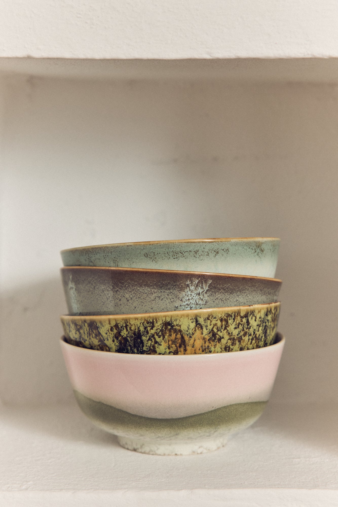 HKLIVING 70s Ceramics: Ramen Bowls Ascend, set of 2