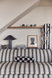 HKliving Nomad couch: 244cm, rocco, chalkstripe