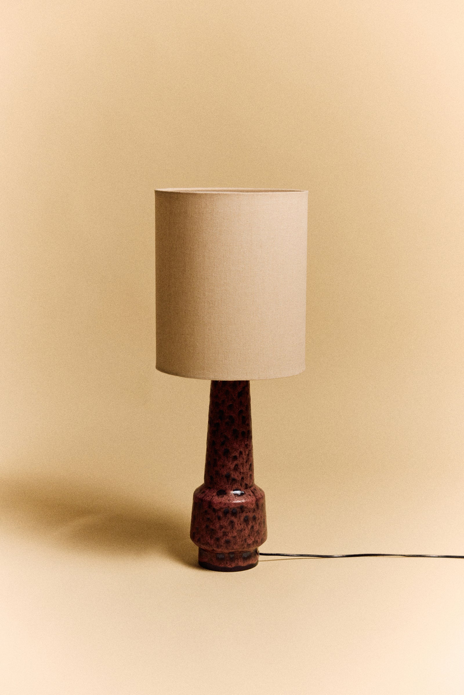HKLIVING Cilinder Lamp Shade Linen Natural, Ø30cm