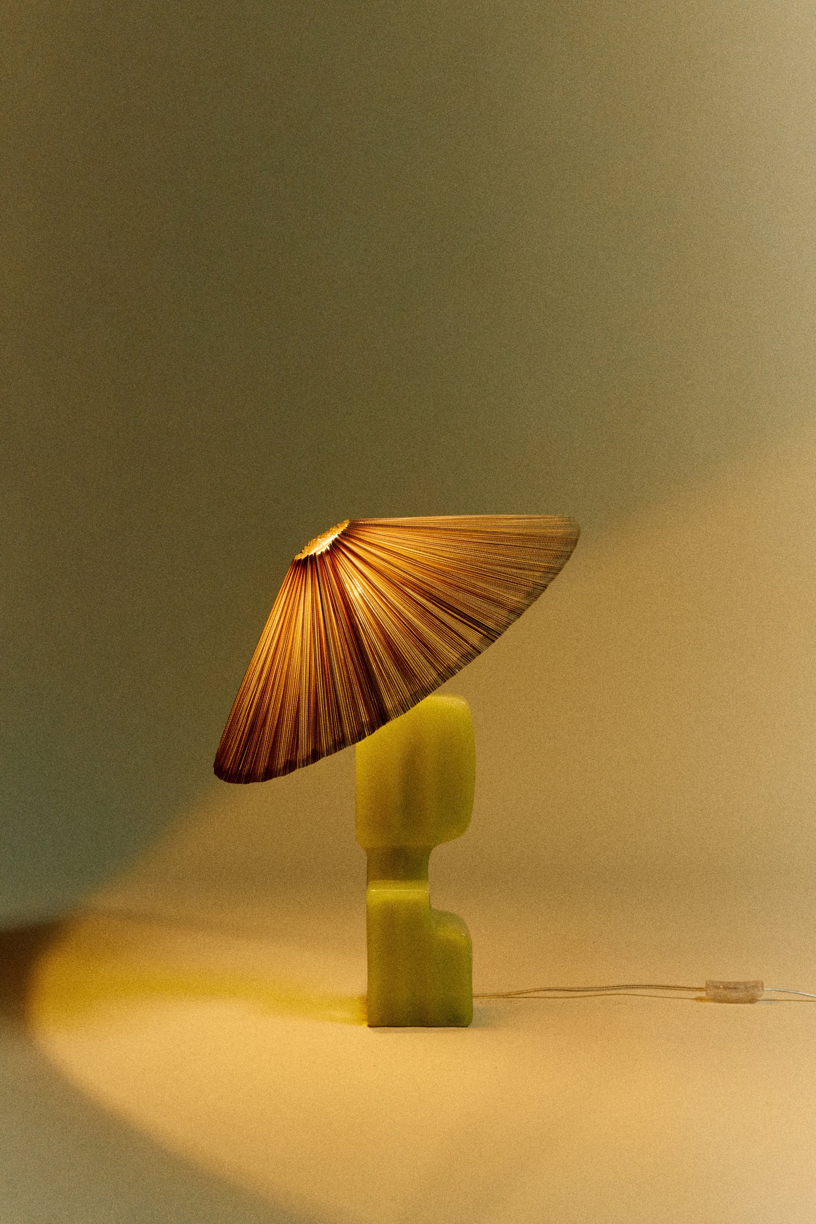 HKLIVING Plisse Lamp Shade Ivory