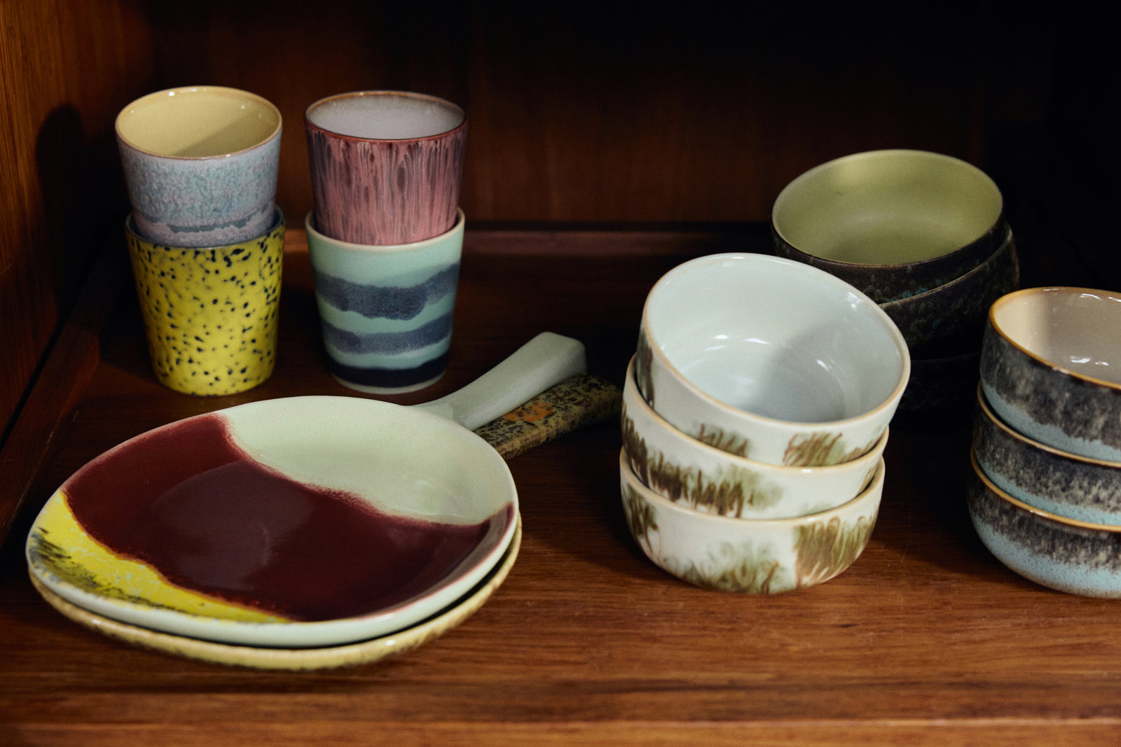 HKLIVING 70s Ceramics: Platter Cherry