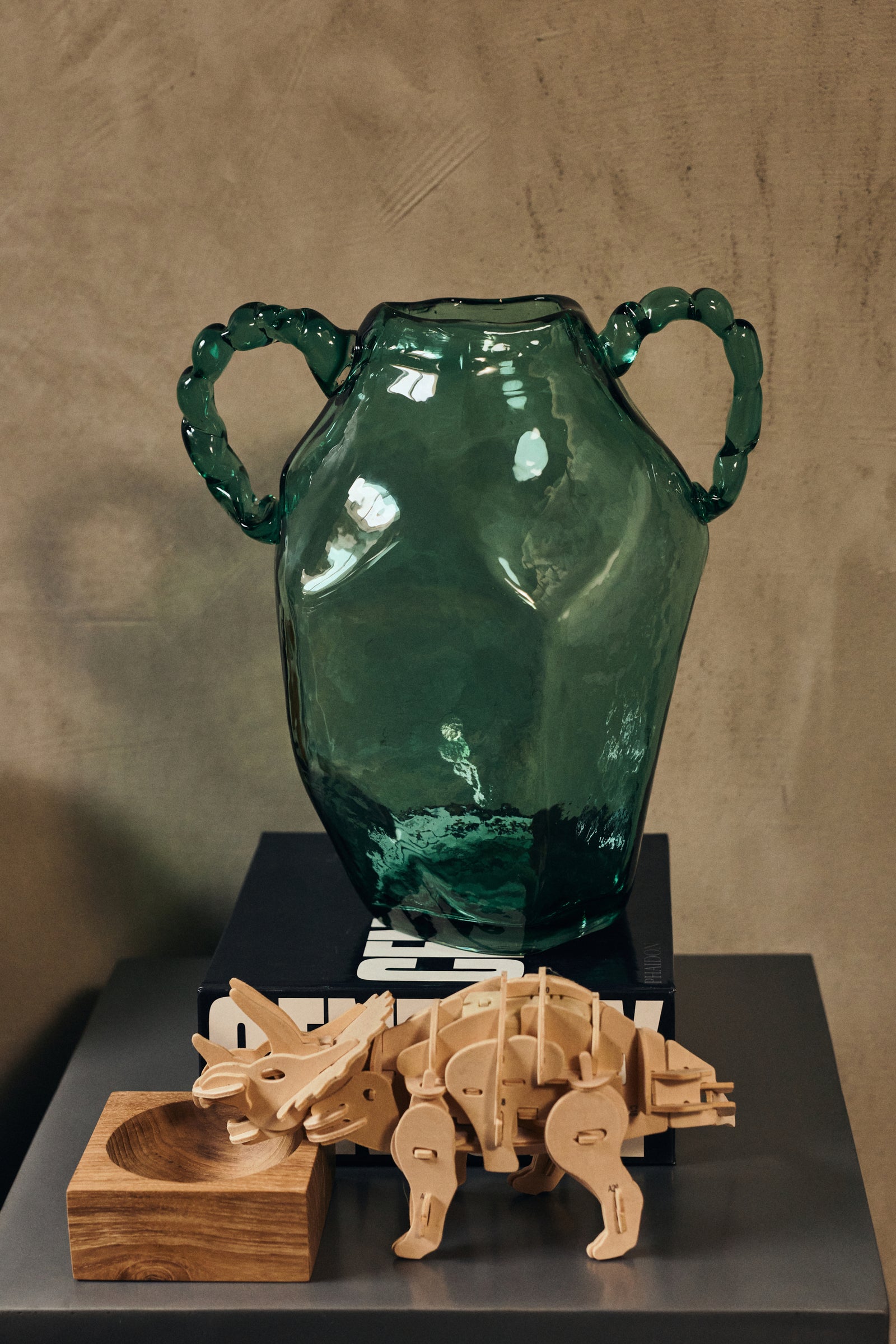 HKLIVING Gemstone amfora vase sapphire