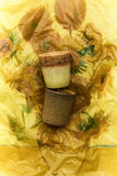 HKLIVING 70s ceramics: Van Gogh coffee mugs sunflowers, set of 2