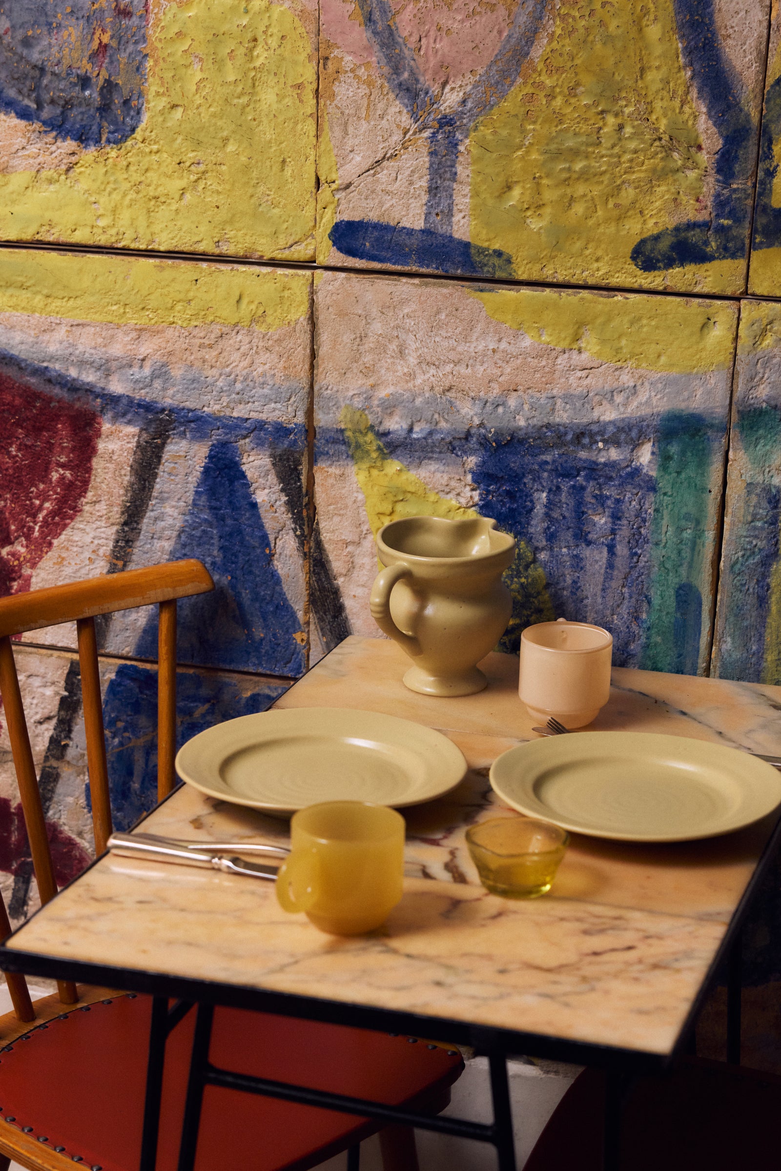 HKLIVING Farmhouse Ceramics: Small Jug Cream