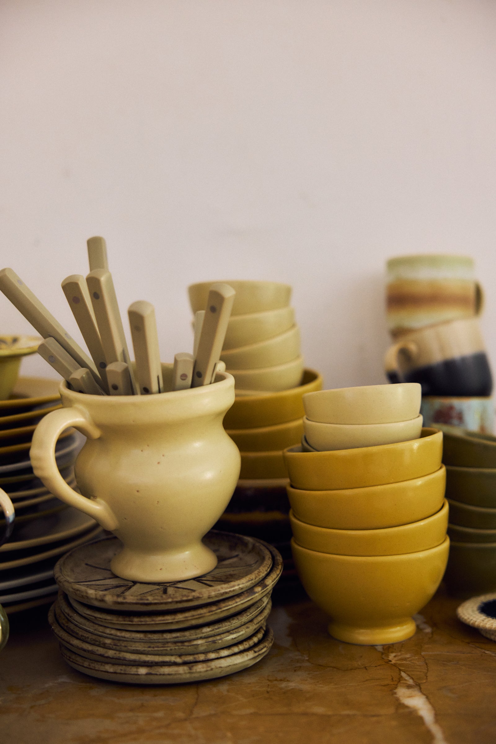 HKLIVING Farmhouse Ceramics: Small Jug Cream