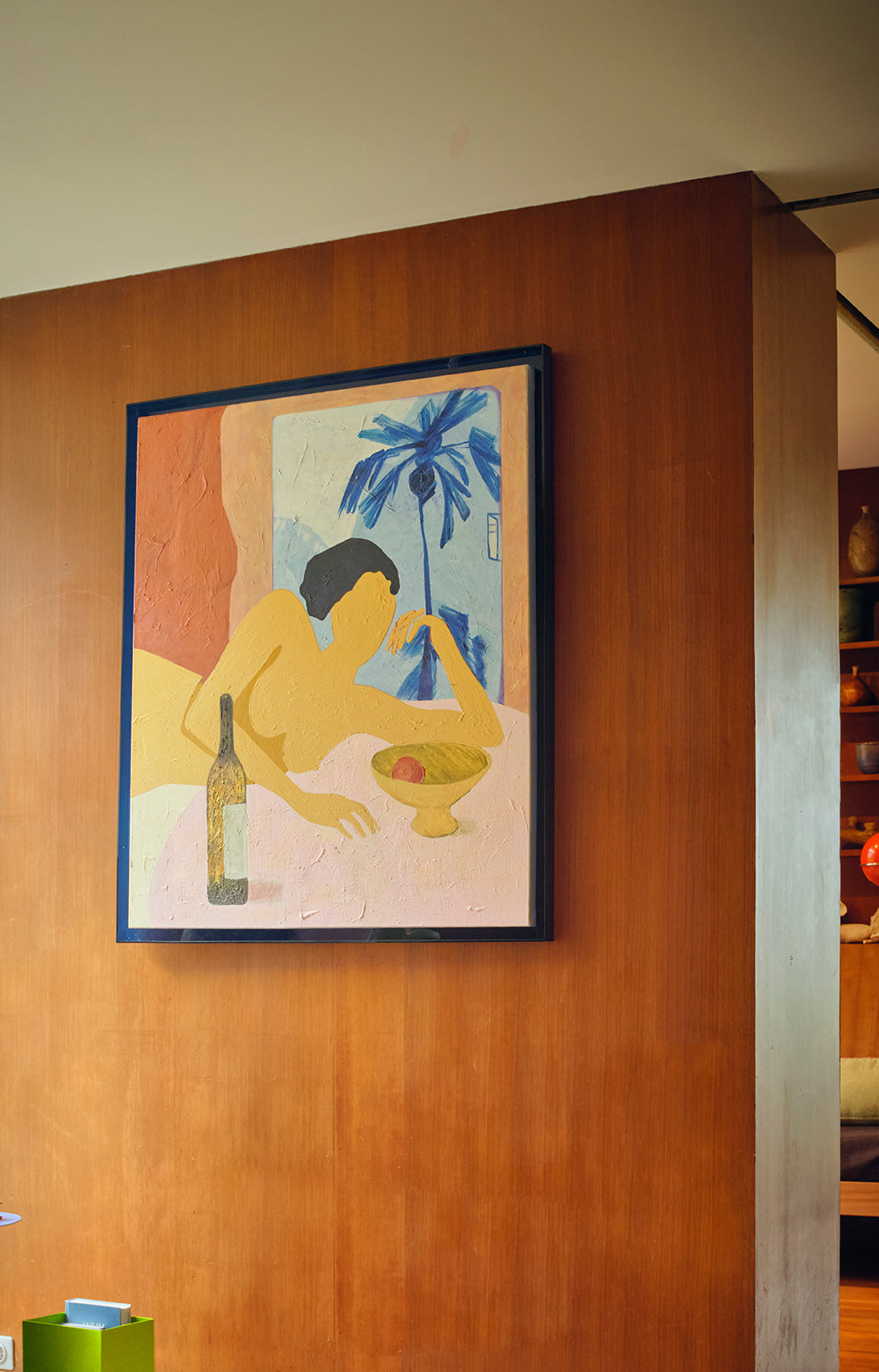 HKliving Framed artwork catch my drift, 107x127cm
