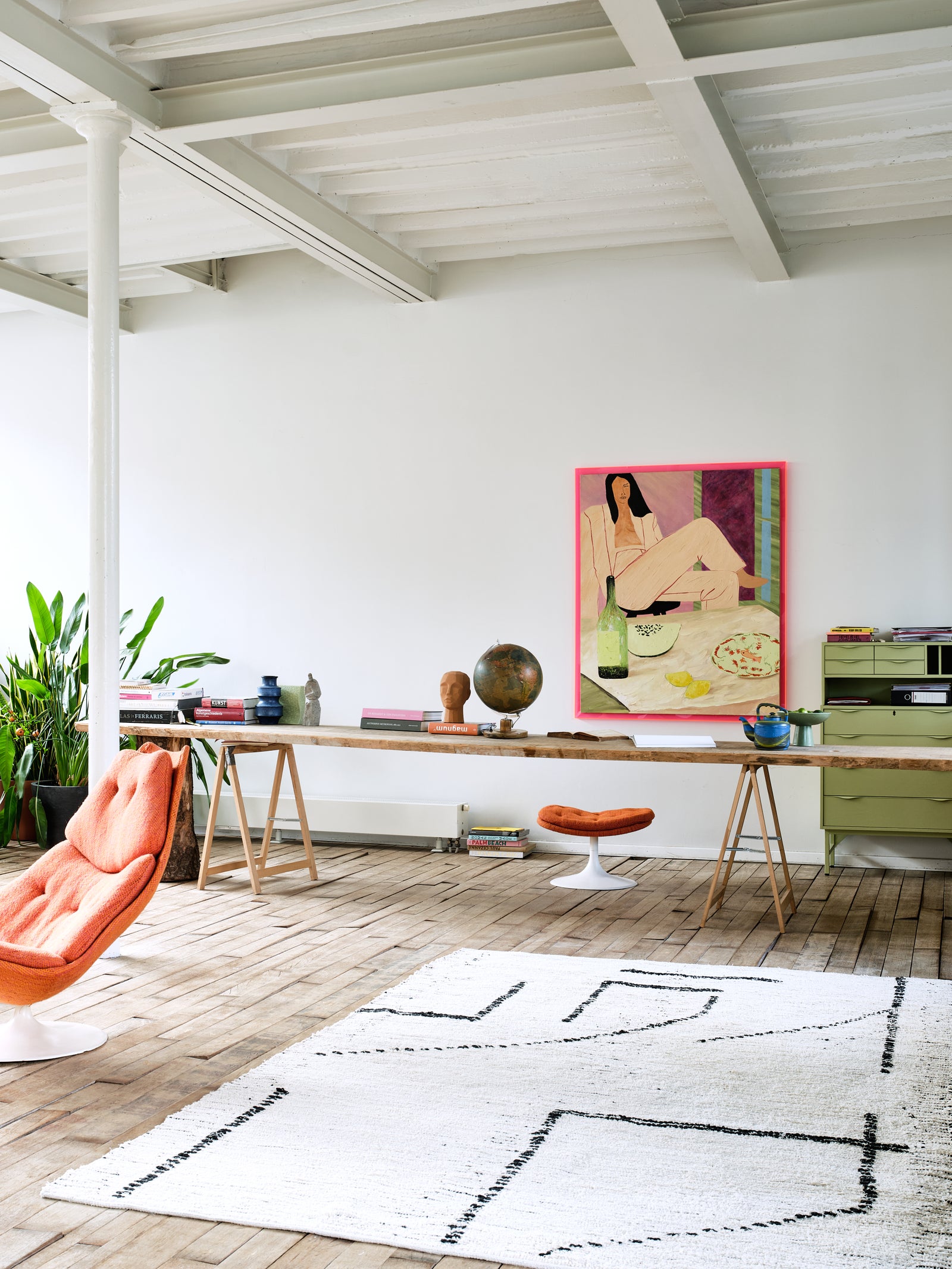 HKliving Framed artwork get your groove on, 127x152cm