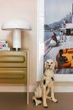 HKliving Lounge Table Lamp Cream