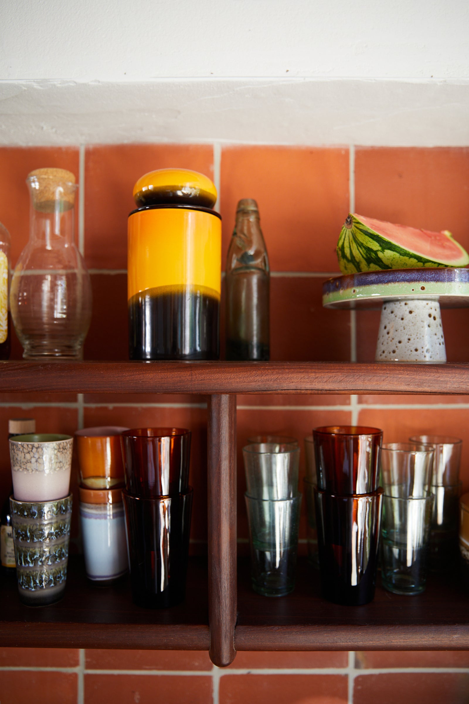 HKliving 70s Ceramics: Storage Jar Sunshine