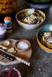 HKliving 70s Ceramics: Pasta Bowls, Golden Hour (set of 2)