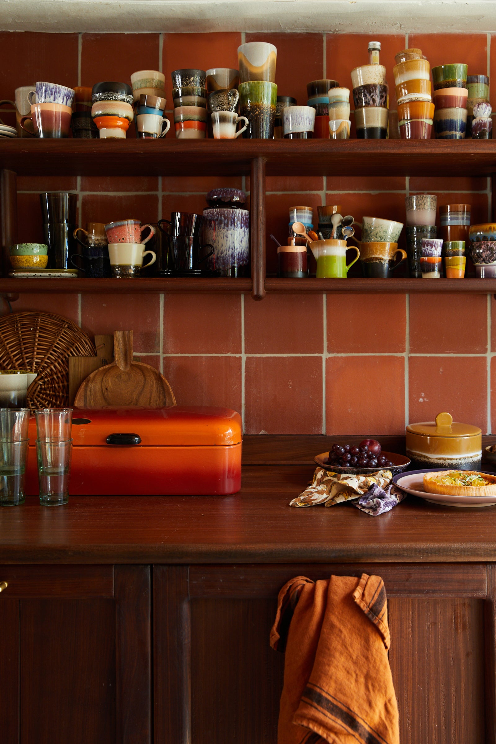 HKliving 70s Ceramics: Tea Mug, Algae
