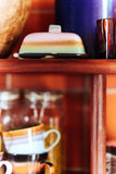 HKLIVING 70s ceramics: butter dish mercury
