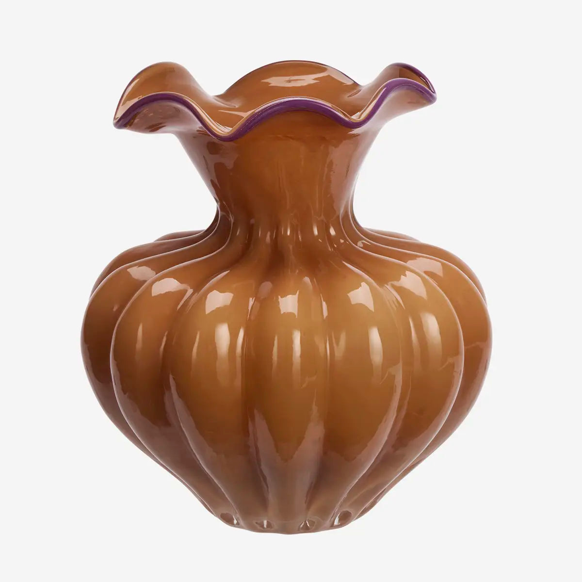 Glass Vase Lilac