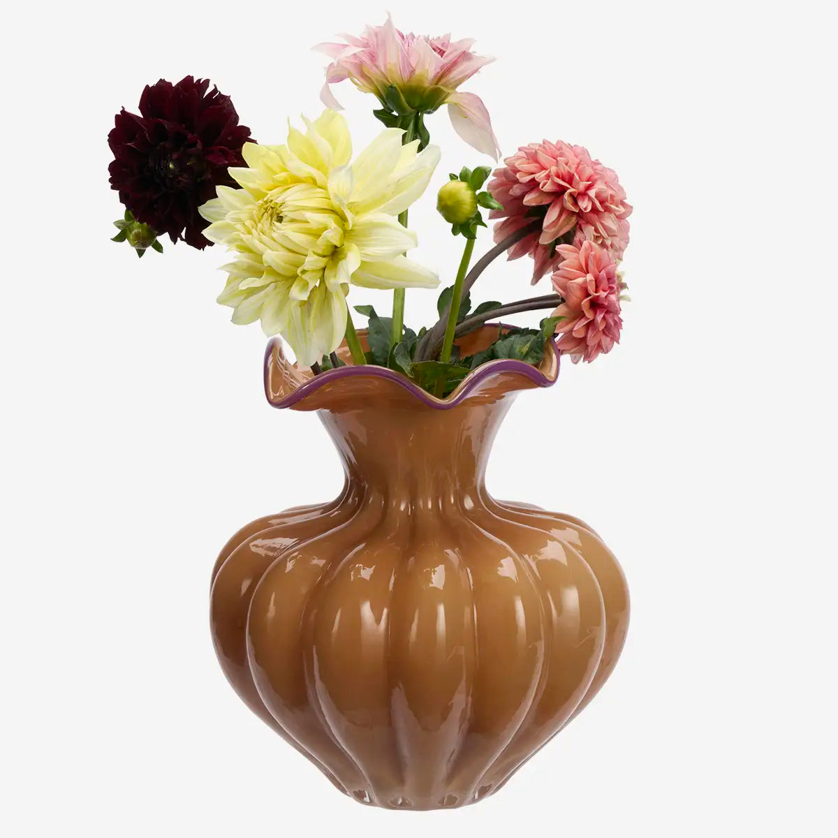 Glass Vase Lilac