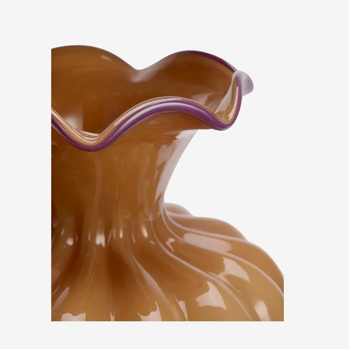 Glass Vase Lilac