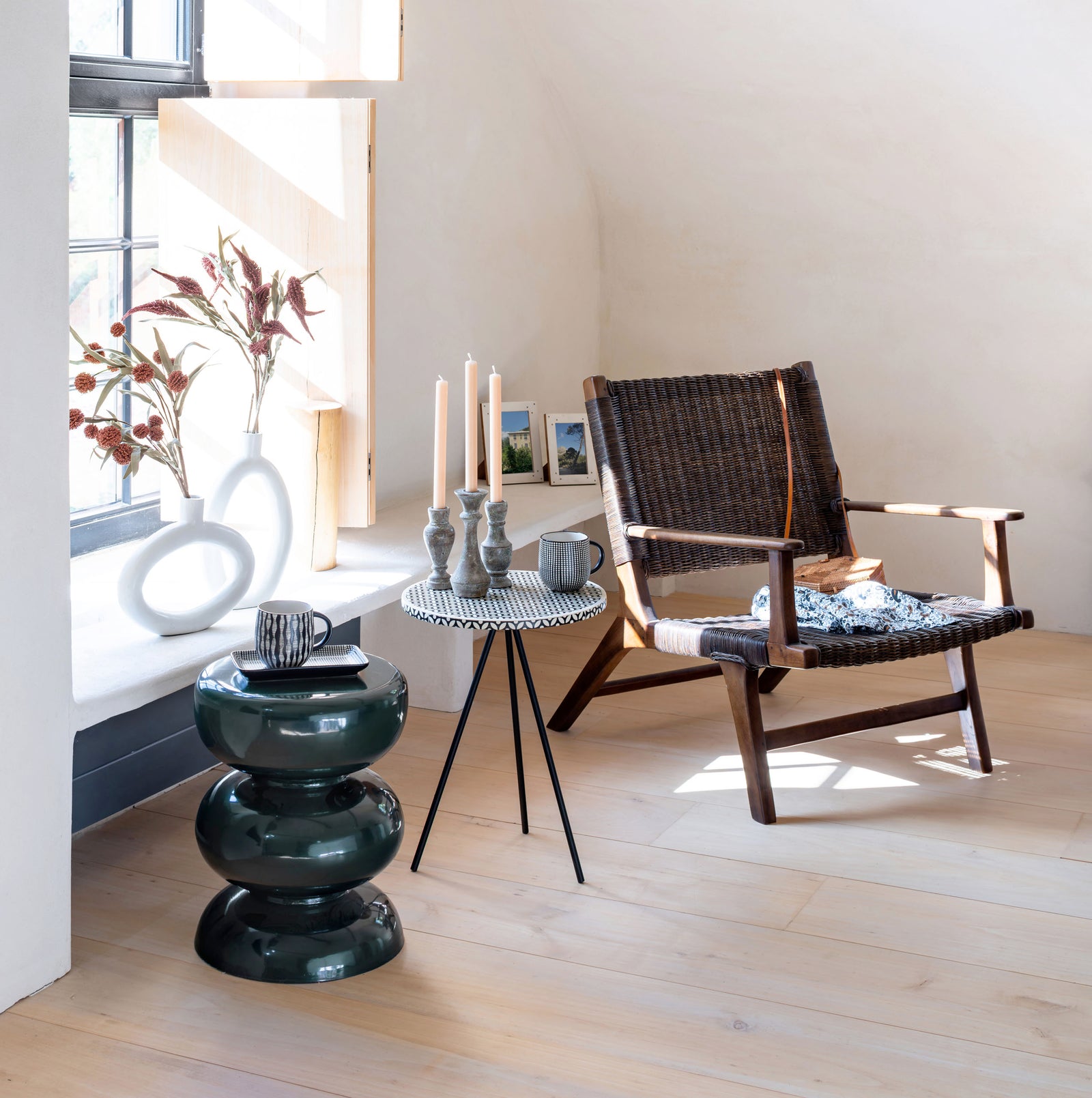 Side Table Green Néo