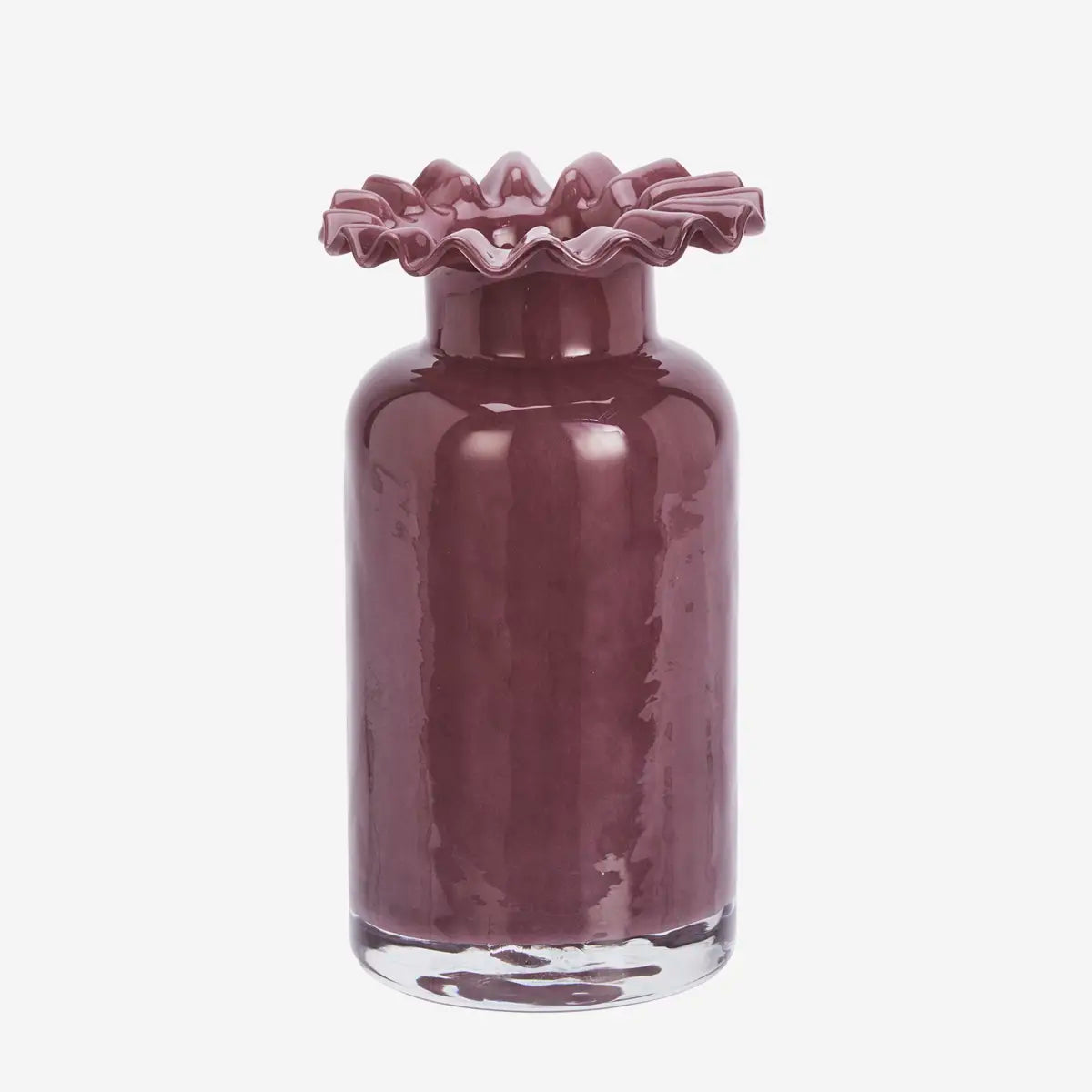 Glass Vase Plum