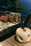 HKliving Currents Ceramic Side Table Shell