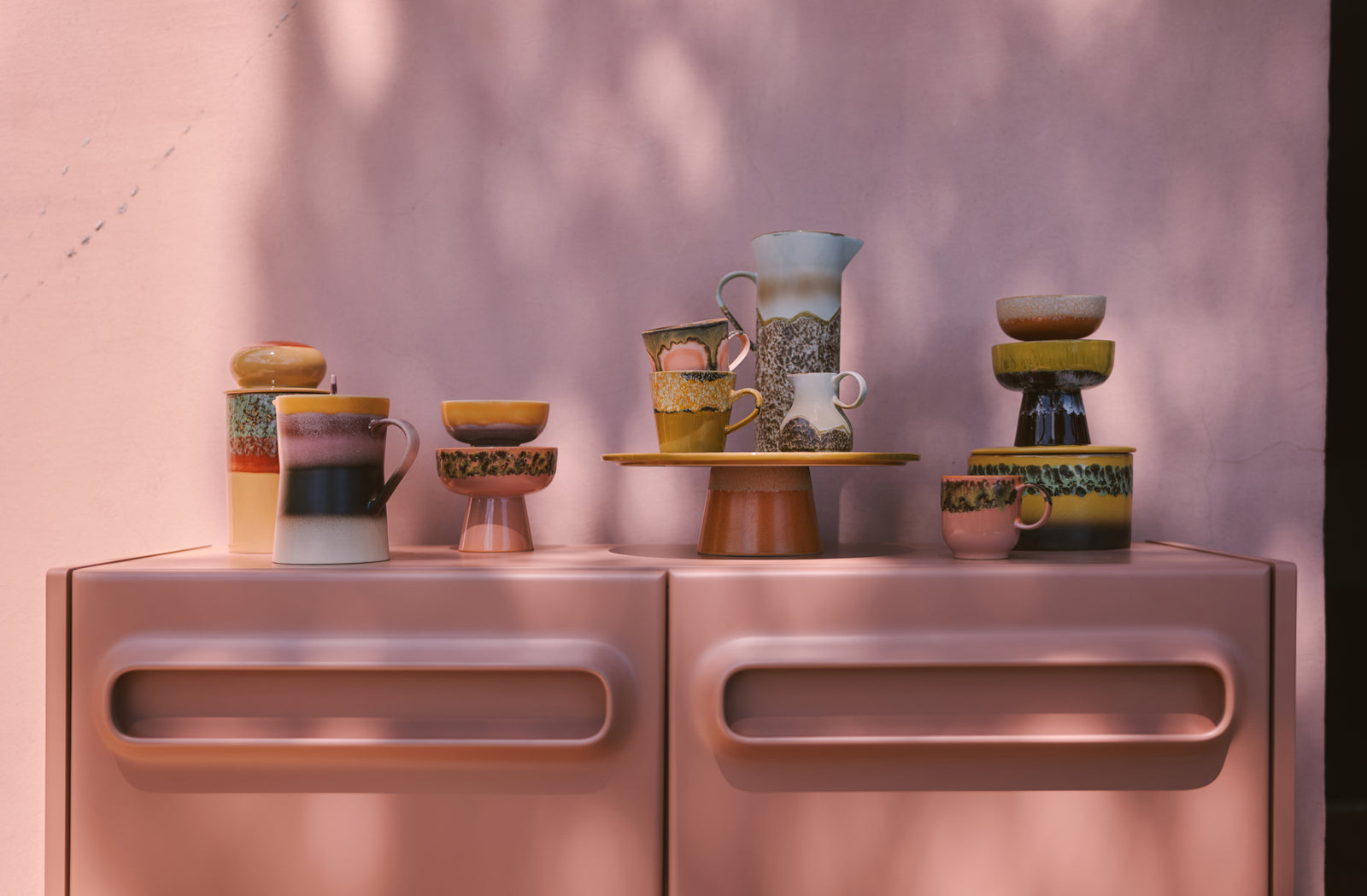 HKliving 70s Ceramics: Tea Pot Sunset