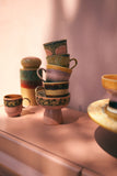 HKliving 70s Ceramics: Tapas Bowl On Base Lush, L