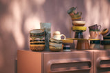HKliving 70s Ceramics: Dessert Bowls Harbour, set of 4