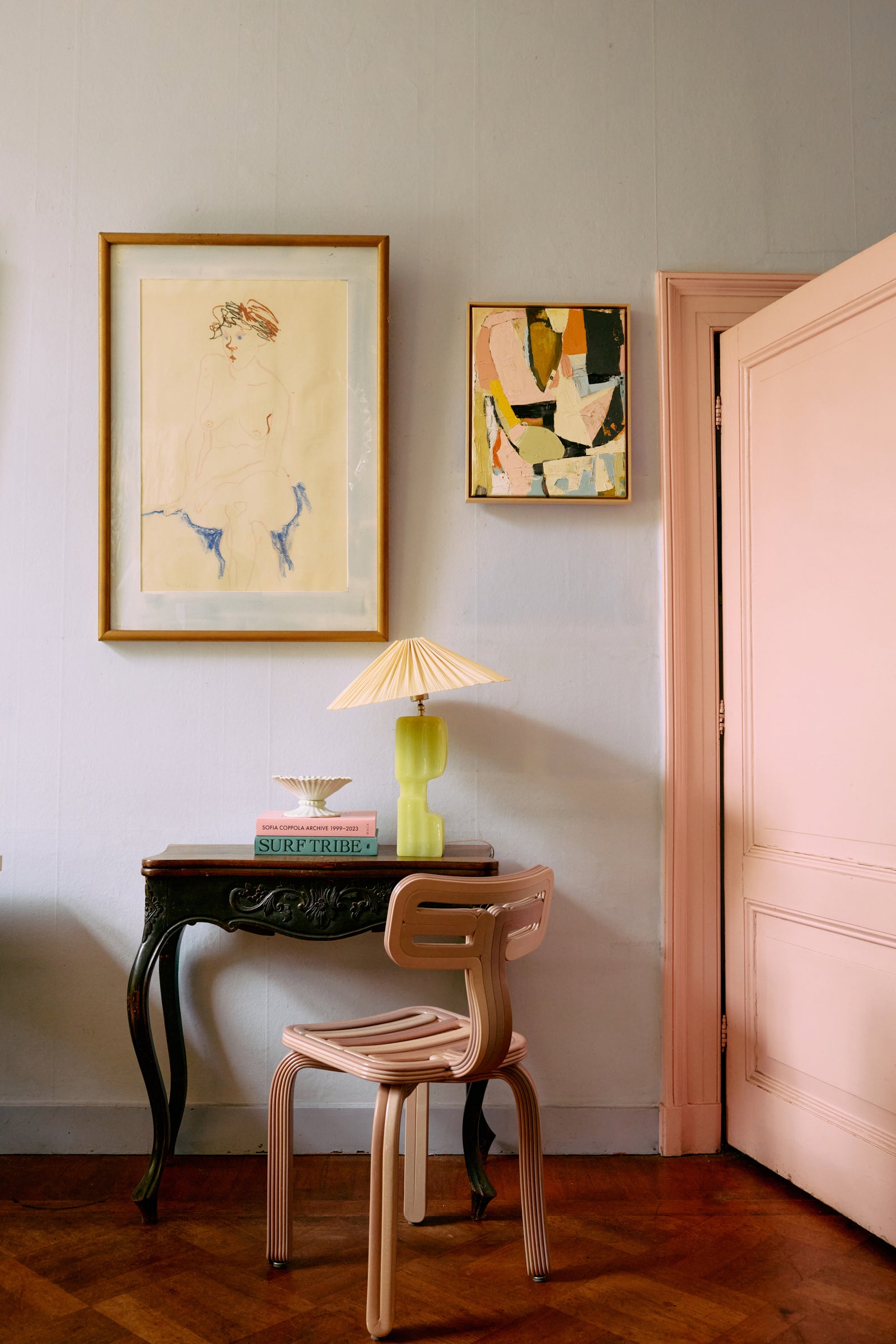 HKLIVING Plisse Lamp Shade Ivory