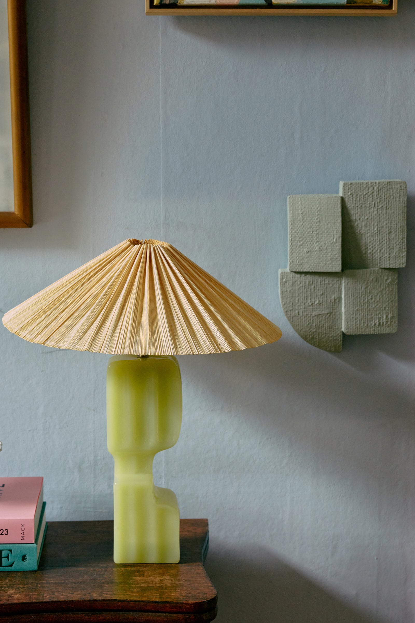 HKLIVING Plisse Lamp Shade Ivory