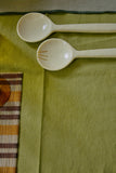 HKLIVING Salad Cutlery Vanilla, set of 2
