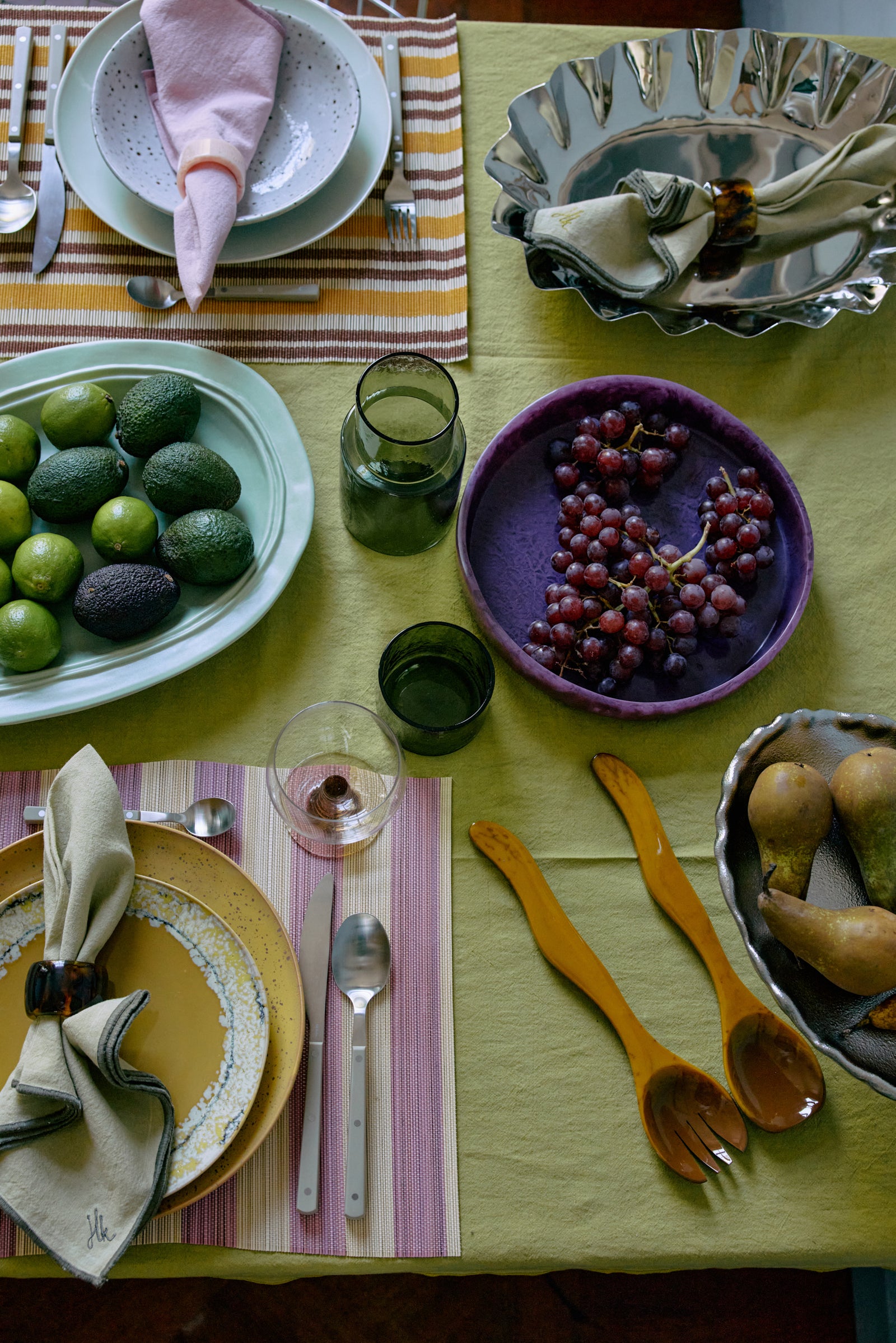 HKLIVING Salad Bowl, Plum