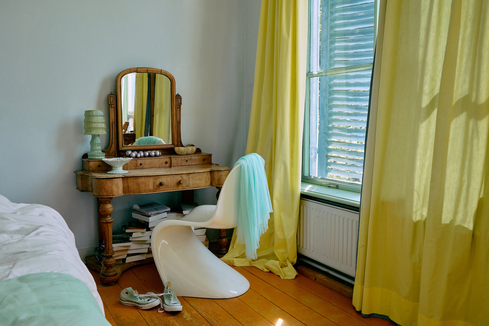 HKLIVING Ceramic Table Lamp Petal