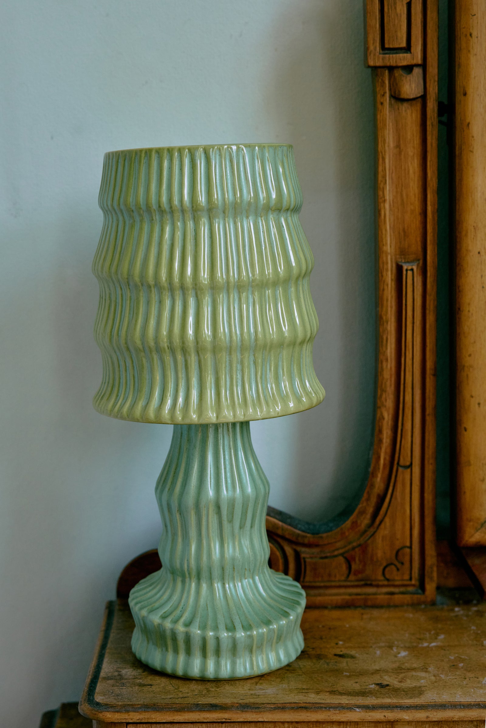 HKLIVING Ceramic Table Lamp Petal