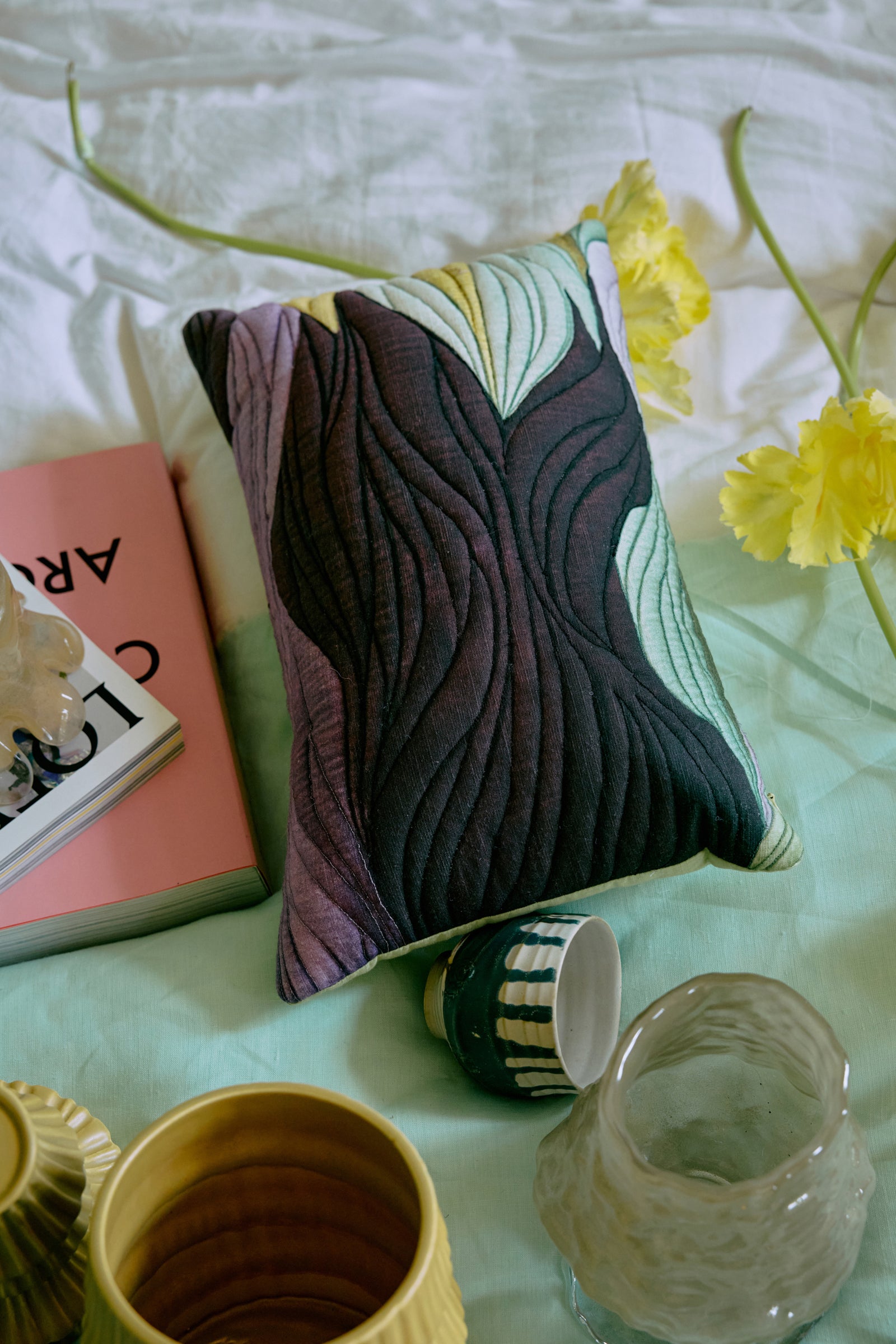 HKLIVING Artist Ceramics: coffee cups set of 4