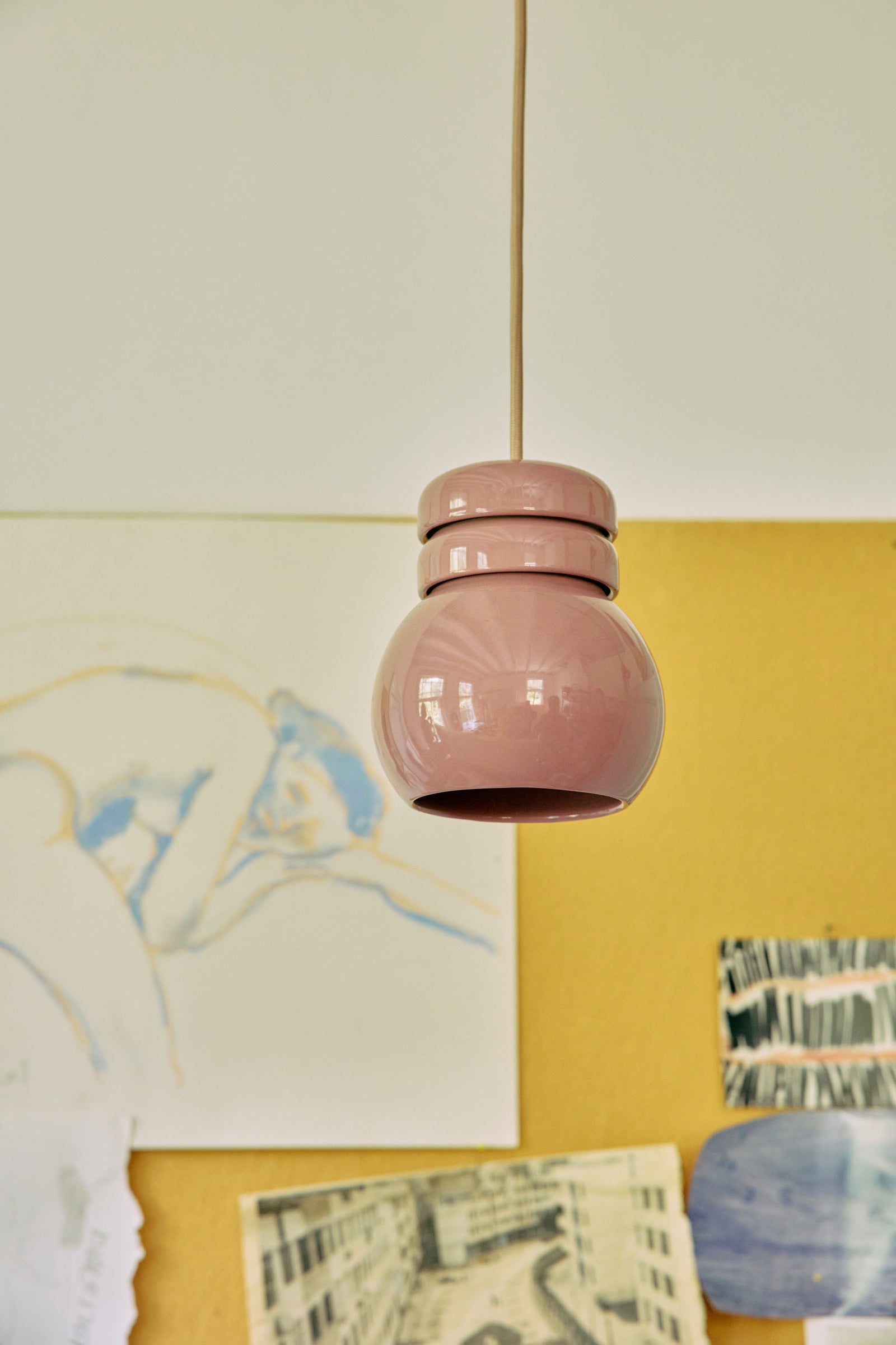 HKLIVING Bulb Pendant Lamp Blush