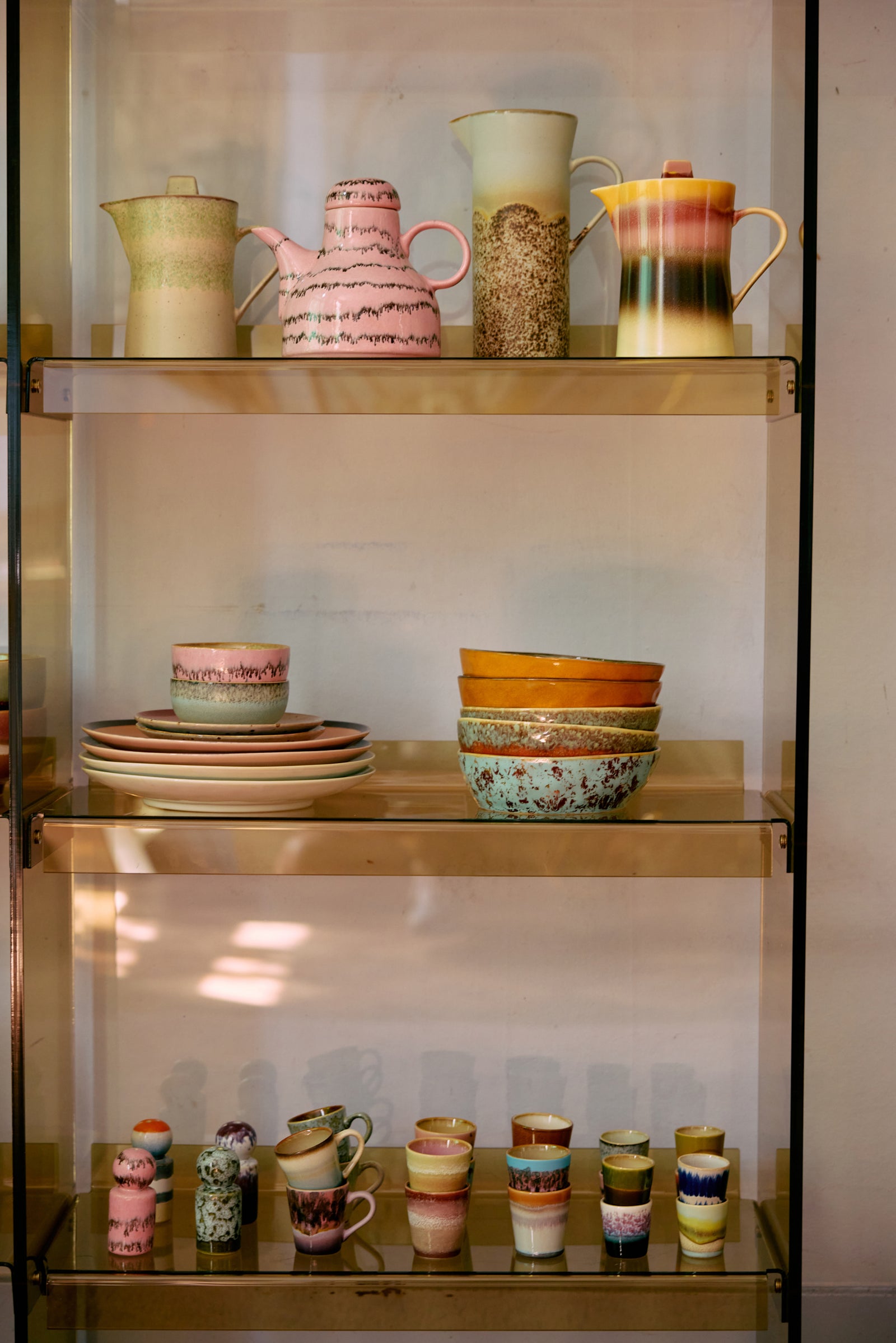 HKLIVING 70s Ceramics: Pasta Bowls Patina, set of 2