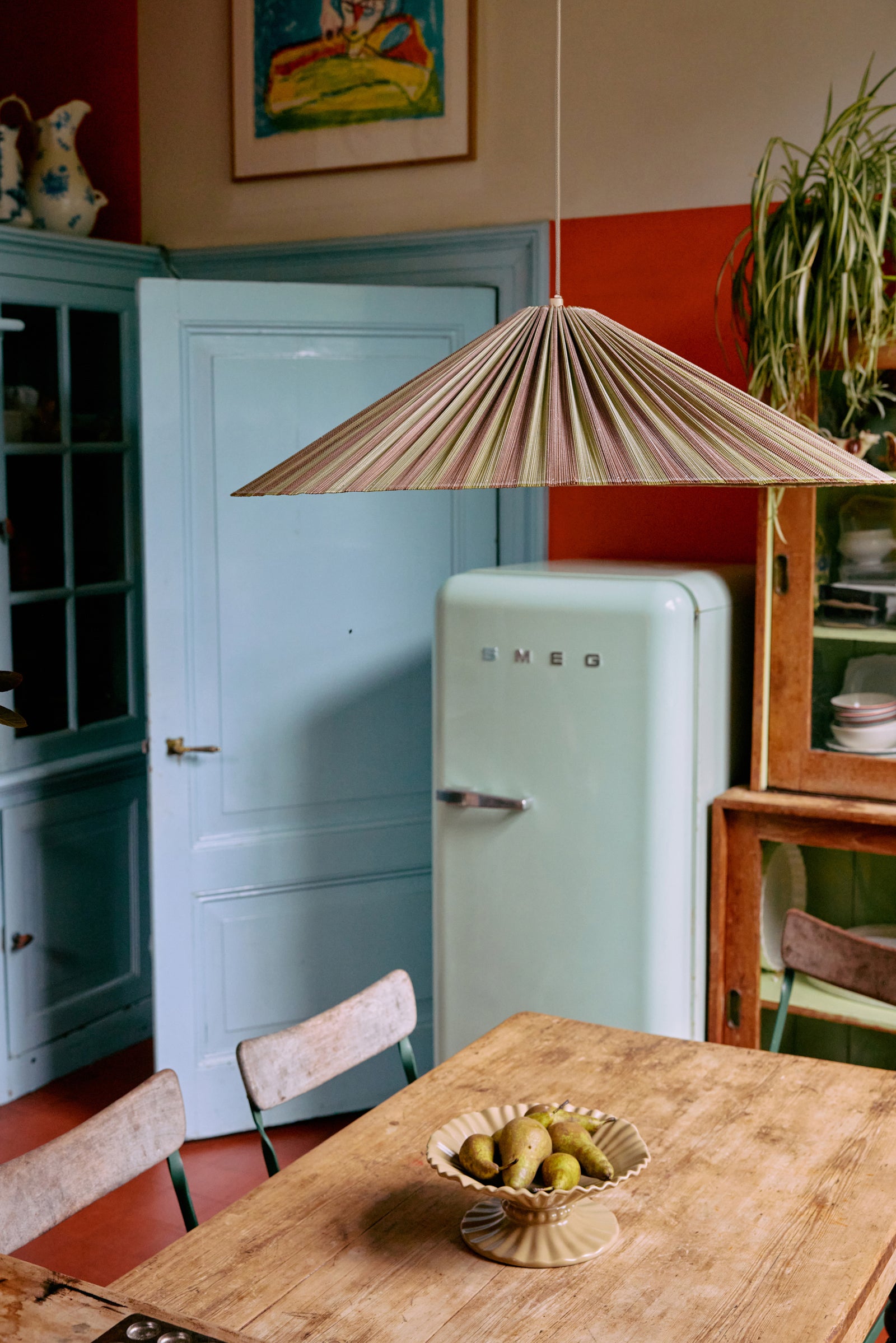 HKLIVING Plisse Pendant Lamp Verdura