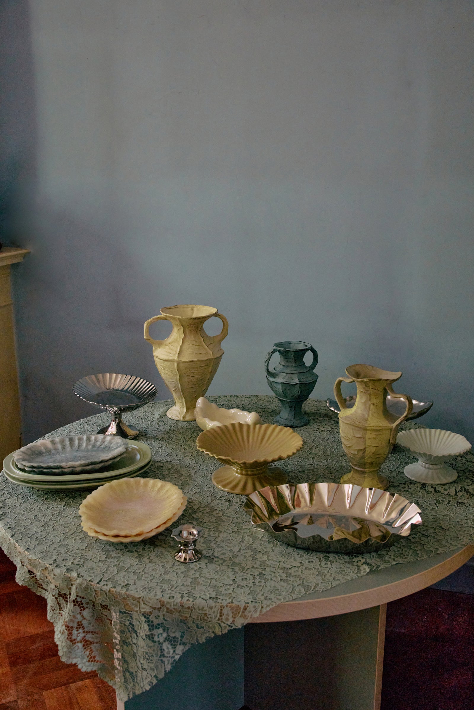 HKLIVING New Classics: Vase Soft Blue