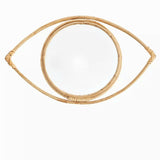 Hanging Eye Mirror With Bamboo